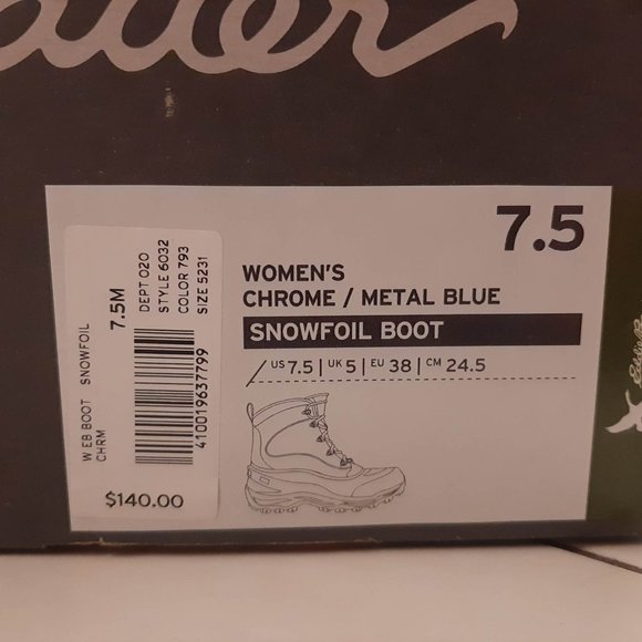 Gently Worn - Eddie Bauer Snowfoil Winter Boots for Sports and Cold Weather - Picture 8 of 10